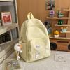 Schoolbag Cute Cat Embroidered Schoolbag Junior High School Girls High Value Ins Niche Design Sense Lightweight Research Backpack