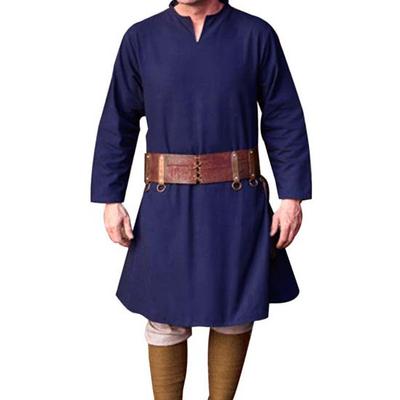 Medieval Halloween Knight Viking Tabard Full Sleeve Pánský Cosplay Kostým Renesanční kabátek| Warrior Vintage Style SCA