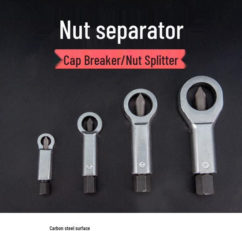 Auto Repair Nut Breaker Set: Quick Extractor & Separator