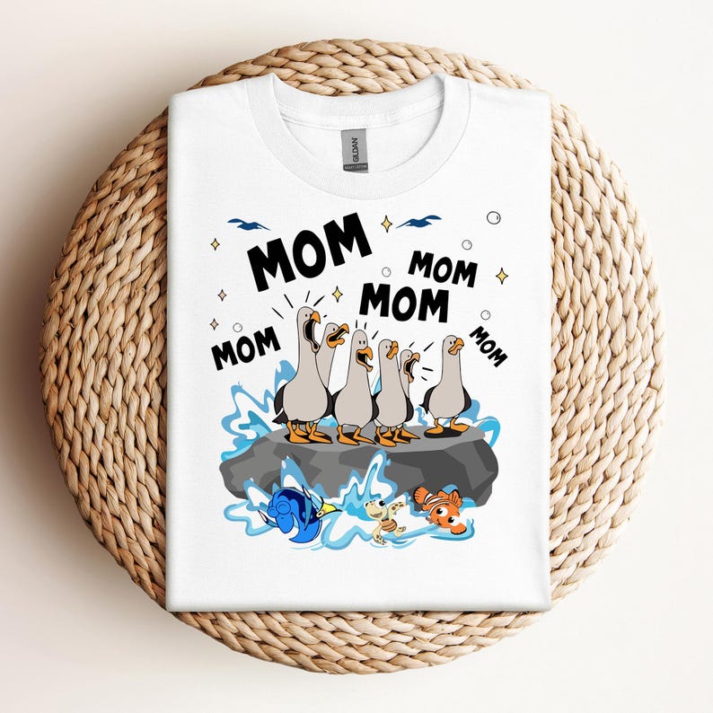 Disney Seagulls Mom Shirt, Disney Finding Nemo Seagulls Mine, Mother s Day Disney Mom Shirt, Mother s Day Gift, Disneyland Family Party Gift 110