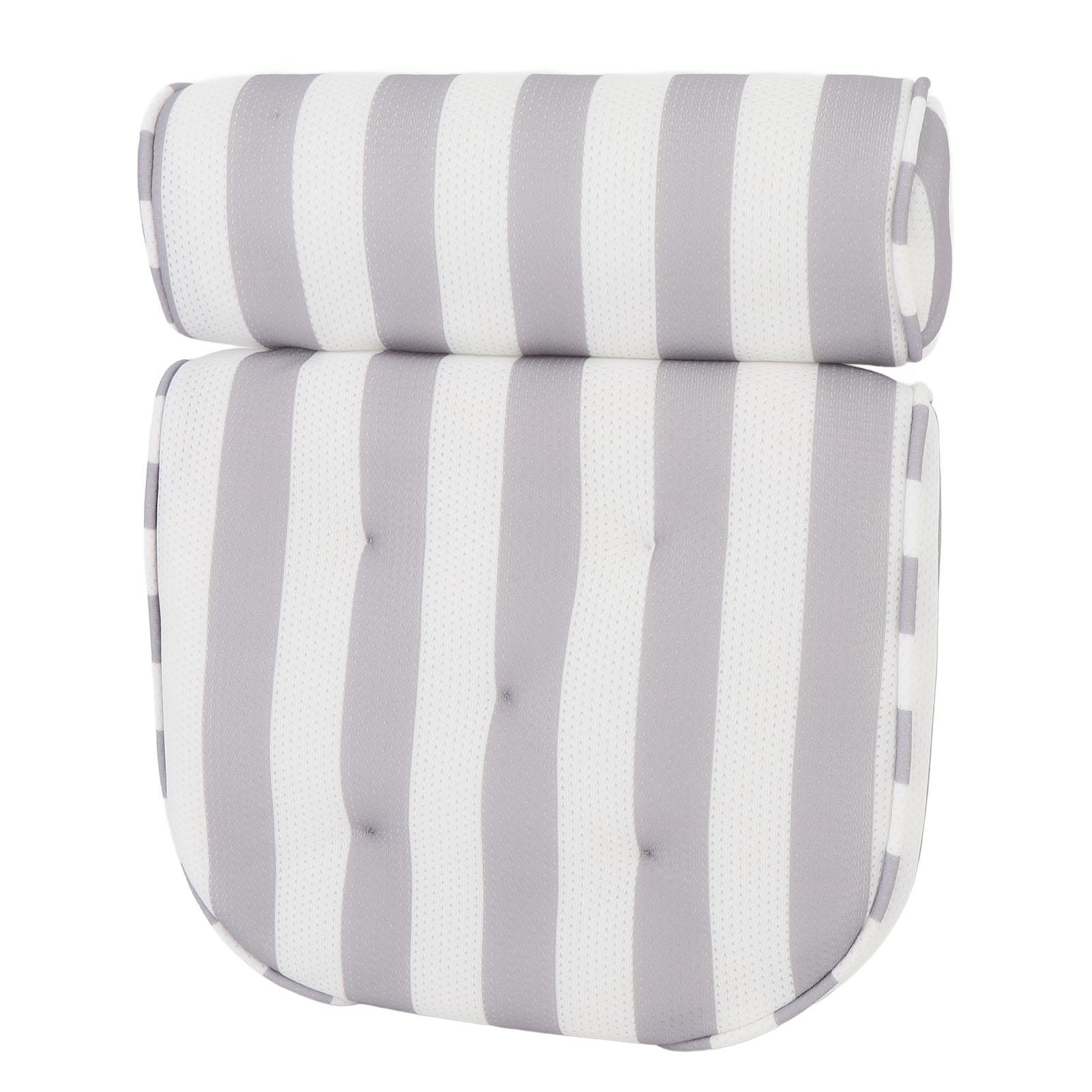 

Подушка для ванны с 6 присосками, нескользящая, быстросохнущая, дышащая, сетчатая, подголовник для ванны