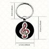 1/2 STÜCK Musikalischer Schlüsselanhänger Langlebige DIY Auto-Schlüsselanhänger-Accessoires, Kreativer Anhänger für Männer & Frauen, Reisende, Souvenir für Liebhaber, Geschenke