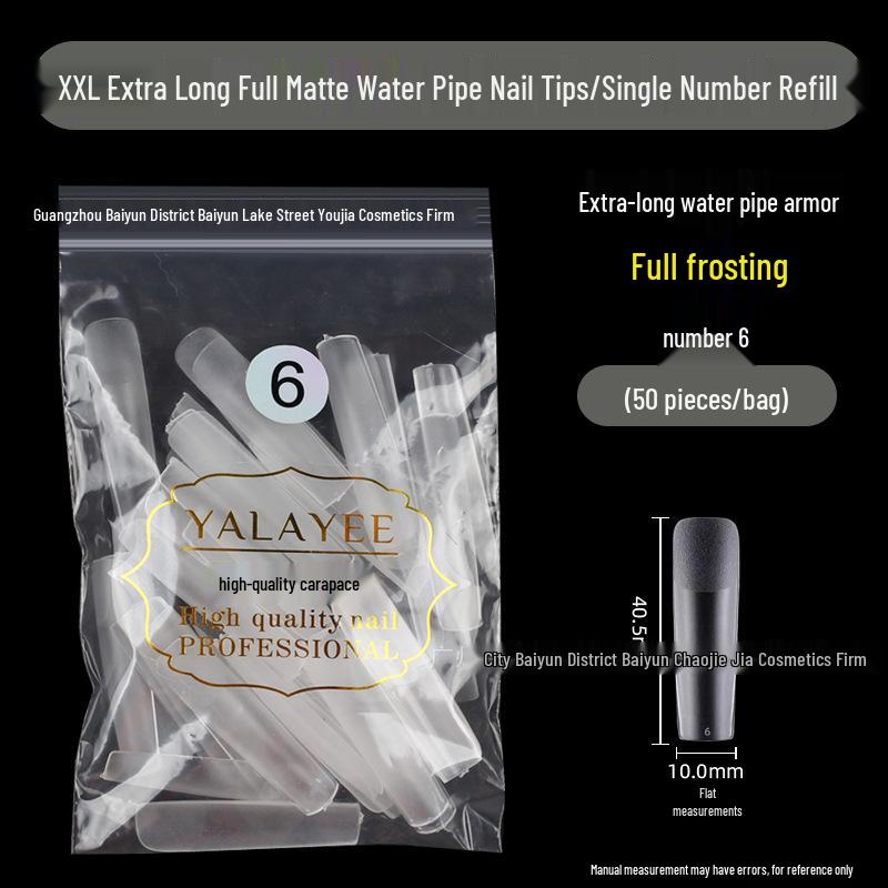 

Трансграничные XXL Матовые Очень Длинные Накладные Ногти - Носимые Джинсовые Арт Накладные Ногти и Патчи