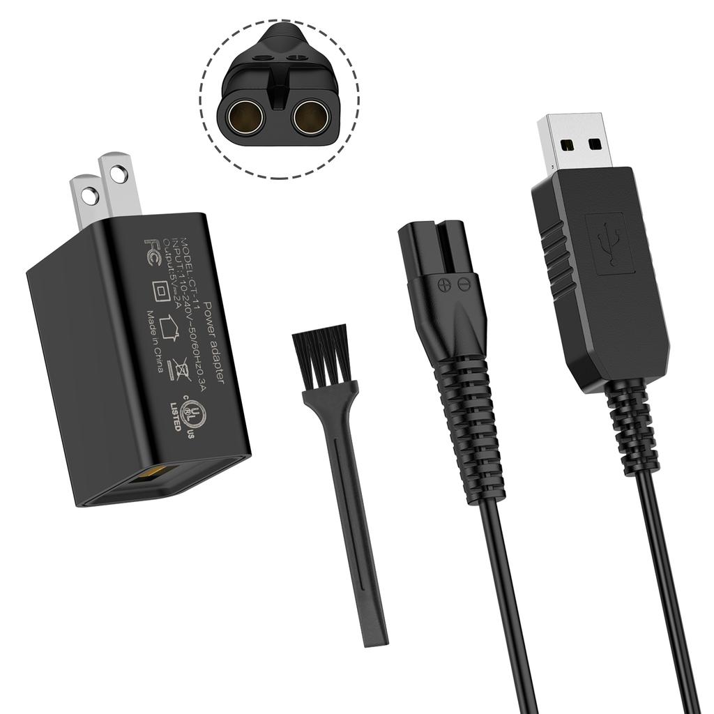 3.5V 1A USB Charger Charging Cable For Whal 9649 Adapter Charger Cord Only Compatible with Wahl Cordless Trimmer 9649