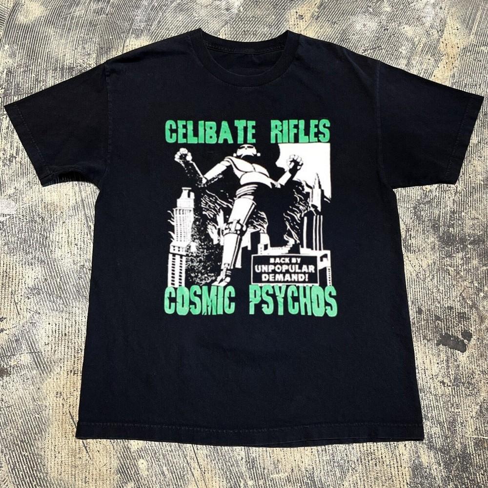 Винтажная футболка Cosmic Psychos Band Celibate Rifles Унисекс Концертная S - 5XL BO439 Унисекс Футболка XXXXL