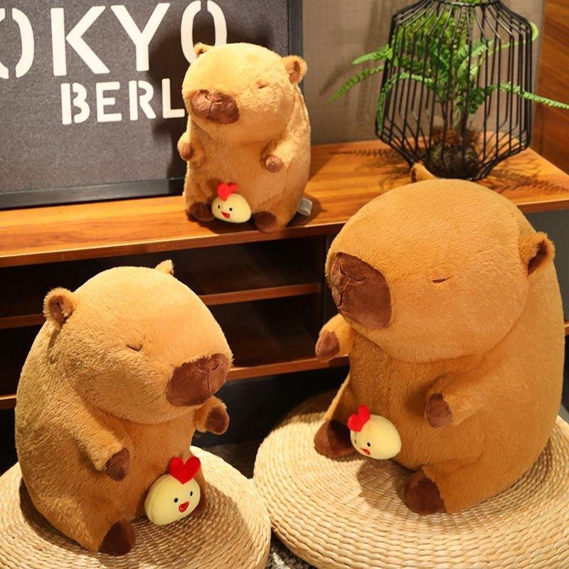 Kapibara Doll Plush Toy Chick Water Guinea Pig Doll Throw Pillow Doll Ugly Gift For Girls