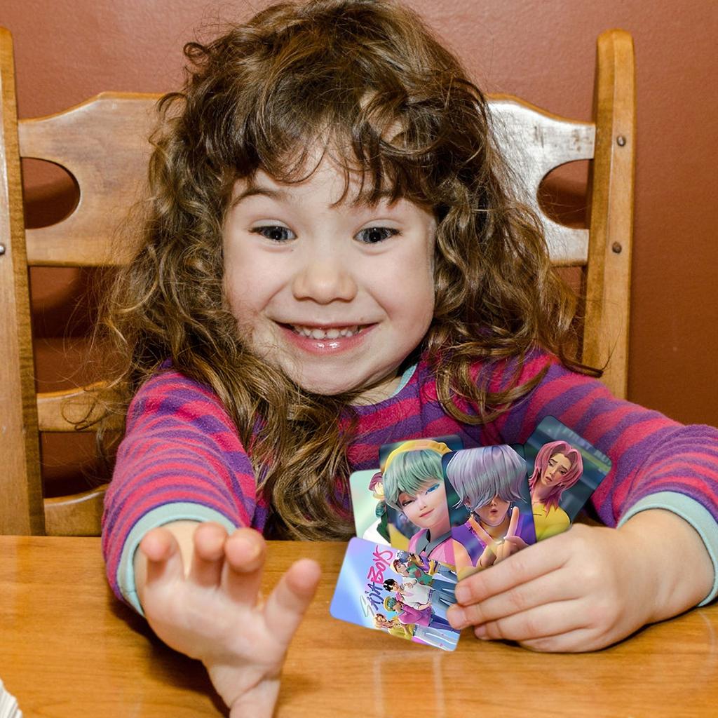 30 Laser- Cards Cartoon Photo Collection Cards Witcher Girl Group Shaka Boy Group Flash Card LOMO Card