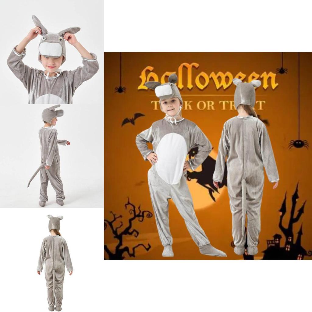 Zábavný a pohodlný kostým osla pro děti na Halloween a hraní