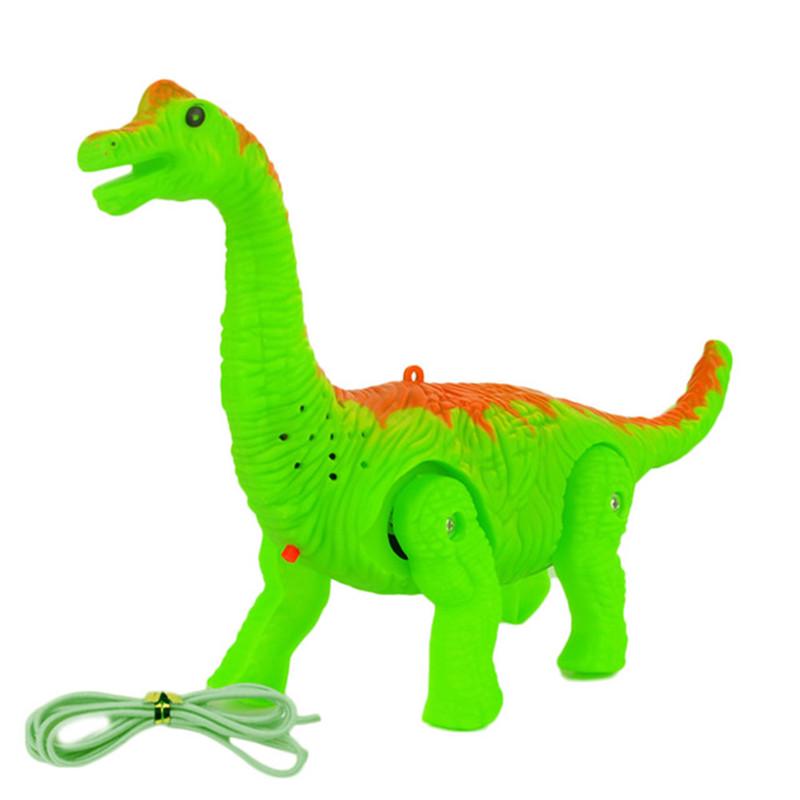 Elektrické chodící světlo vokální vodítko dinosaurus elektronický robot se světlem a zvukem hračky vánoční dárek