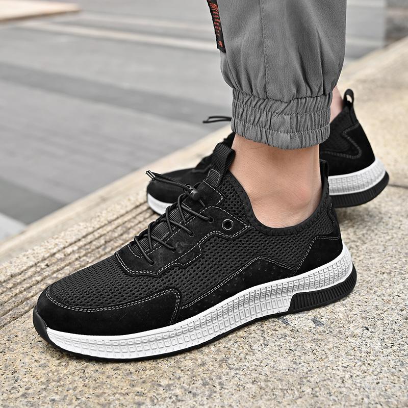 Mode Sommer Mode Herren Handgefertigte Slipper Lässige Leder Herren Slipper Atmungsaktive Herren Outdoor Schuhe Slipper Mokka-Schuhe