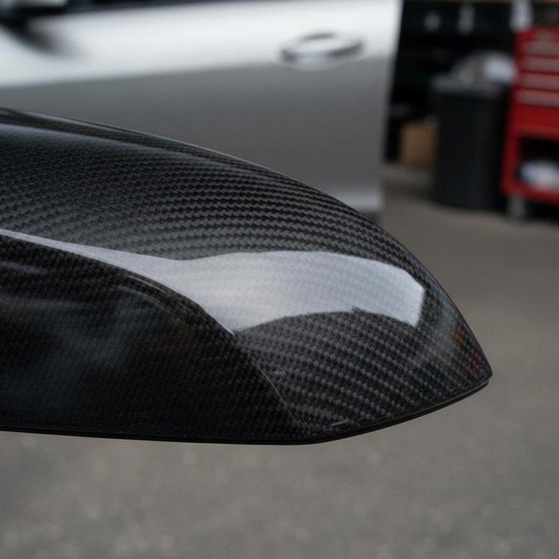 2 Pieces Carbon Fiber Mirror Cap 3K Twill Weave Carbon Fiber Side Mirror Cover Auto Accessory Scratch Resistant OEM Fit