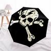 1pc Skull Crossbones Automatic Folding Umbrella - 8-Rib Compact Travel Umbrella Durable & Portable for Outdoor Use, Perfect Gift for Birthdays034