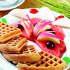 1 Stück kreative Antihaft-Silikon-Waffelform für die Küche, Backformen, Kuchenform, Werkzeuge