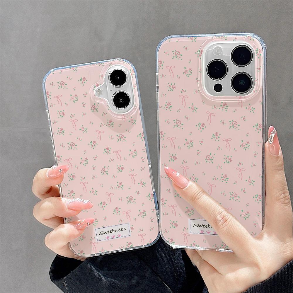 Painted Phone Case for iPhone 12 13 15 16 iPhone 16 12 13 14 15 Pro  14 15 16 Pro Max Coverage Shockproof Anti-Fingerprint Fresh Style Protective Case