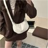 Nouveau Sac Bandoulière Coréen Simple à Cordon de Serrage Nuage Froissé Sportif Décontracté Sac à Bandoulière en Nylon Sacs Simples Texturés pour le Voyage