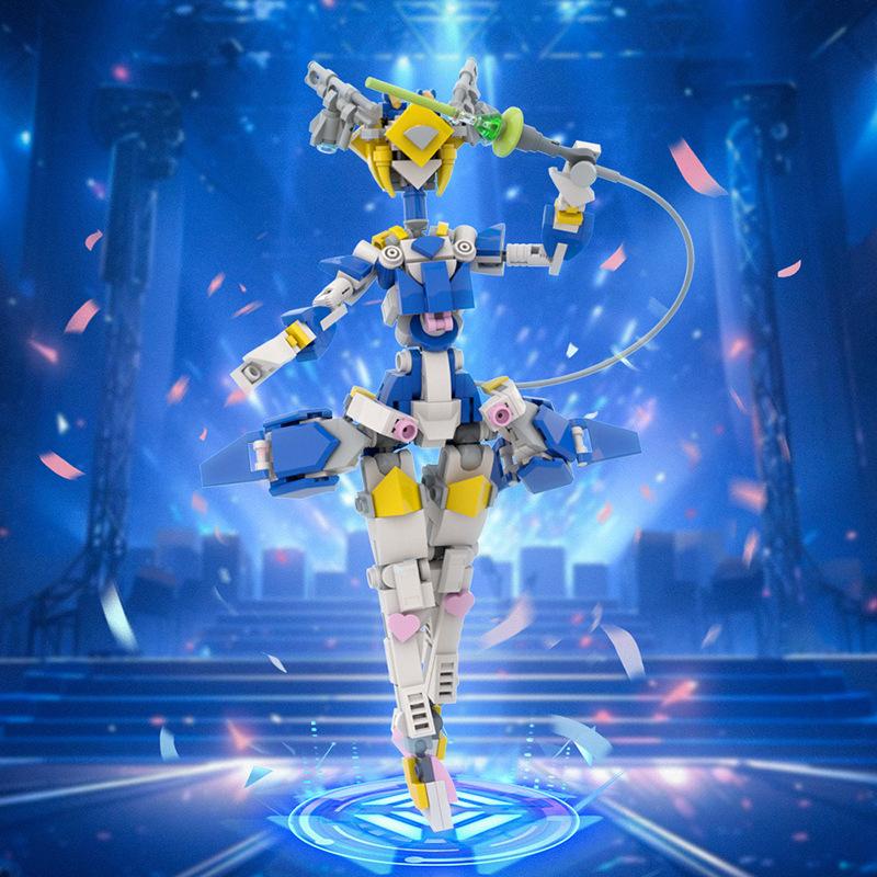 Creative Female Gynoids Robot Mech Girls Figures Model Building Blocks Toys For Toy Kids Easter Birthday Gifts Assemble Bricks