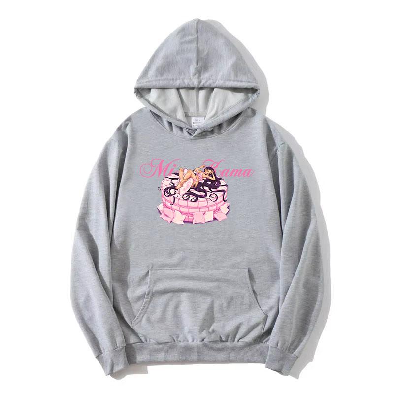 Paloma Mami Sängerin Druck Hoodies Langarm Cartoon Grafik Sweatshirts für Damen Lässig Herbst Fleece Damen Pullover Mädchen