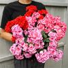 4 Pack Artificial Flowers For Outdoors 14'' Red Geranium Silk Flowers Outdoor Garden Plants Bush Faux Flowers For Home Wedding Kitchen Decor