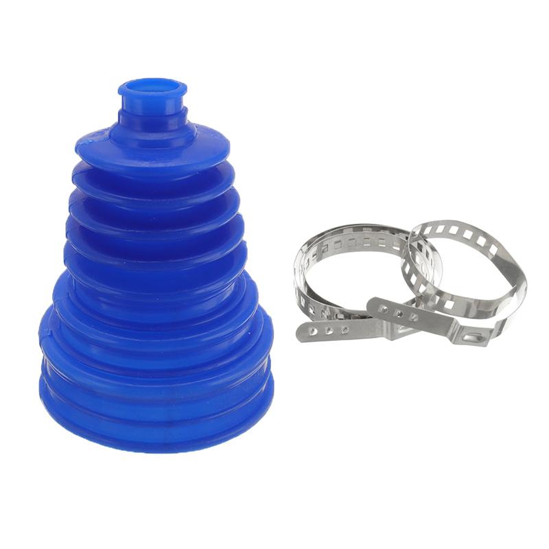 4Pcs Auto Silikon Konstante Geschwindigkeit Staub Abdeckung Universal Ball Runde Clamp Track Connector Kit CV Boot Ersatz 25mm