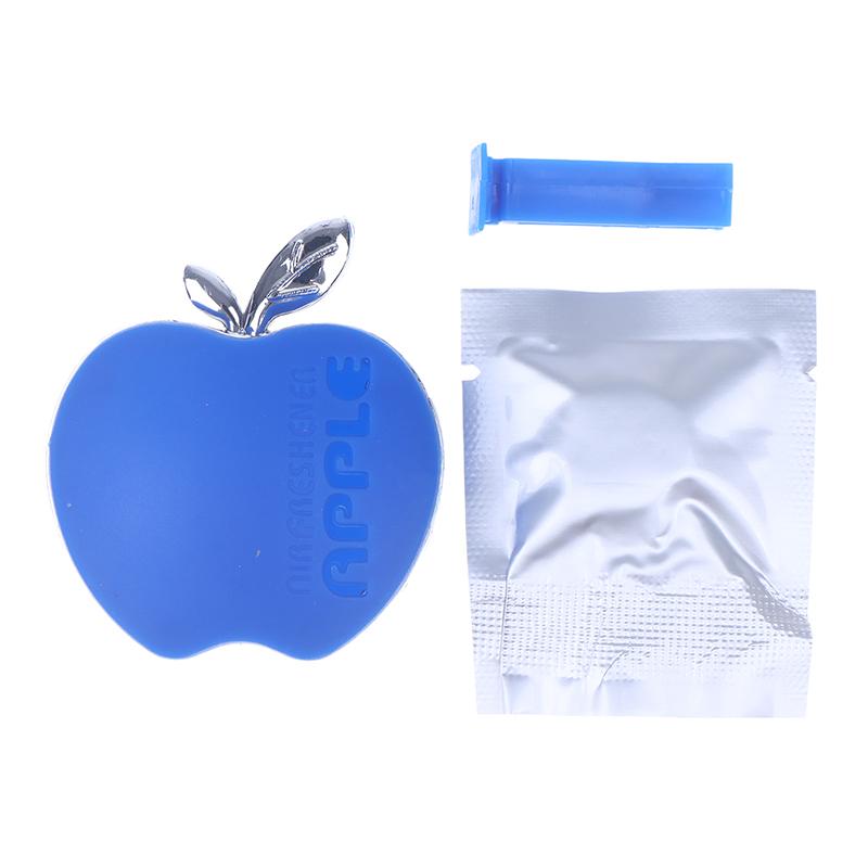 1Pcs An Apple-Shaped Car Air Freshener With Floral Fragrance - Featuring A Decorative Ventilation Clip Design