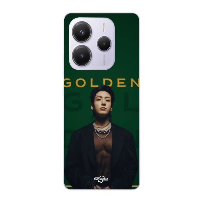 Coque Xiaomi Redmi Note 14 5G Album 2024 Golden jungkook BTS Maniacase