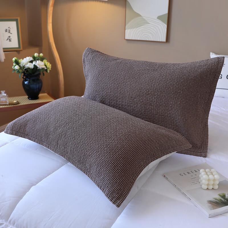 USAN HOME Washed Cotton Pillow Towel