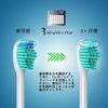 WyFun Compatible Replacement Brush Heads for Philips Electric Toothbrush HX6950 Brush Cleans Between Teeth with Sonic Waves (12 Heads) -