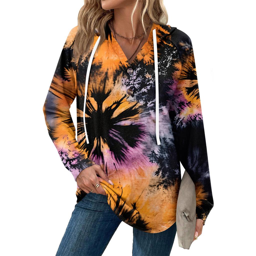 Women's Fashion Women's Lightweight Long Sleeve Pullover With Pockets Preppy Graphic Hoodie