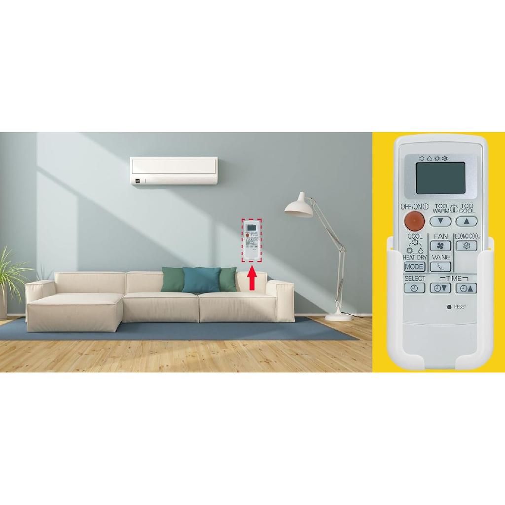 Replacement for Mitsubishi Electric Air Conditioner Remote Control MS16A, with Wall Mounting Bracket