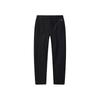 Simple Solid Color Mid Waist Straight Casual Pants Women Bottoms Legendary-Blue F11W041607F-NV