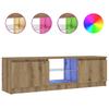 Vidaxl Szafka Pod Tv Z Oświetleniem Led, Dąb Artisan, 120X30X36 Cm