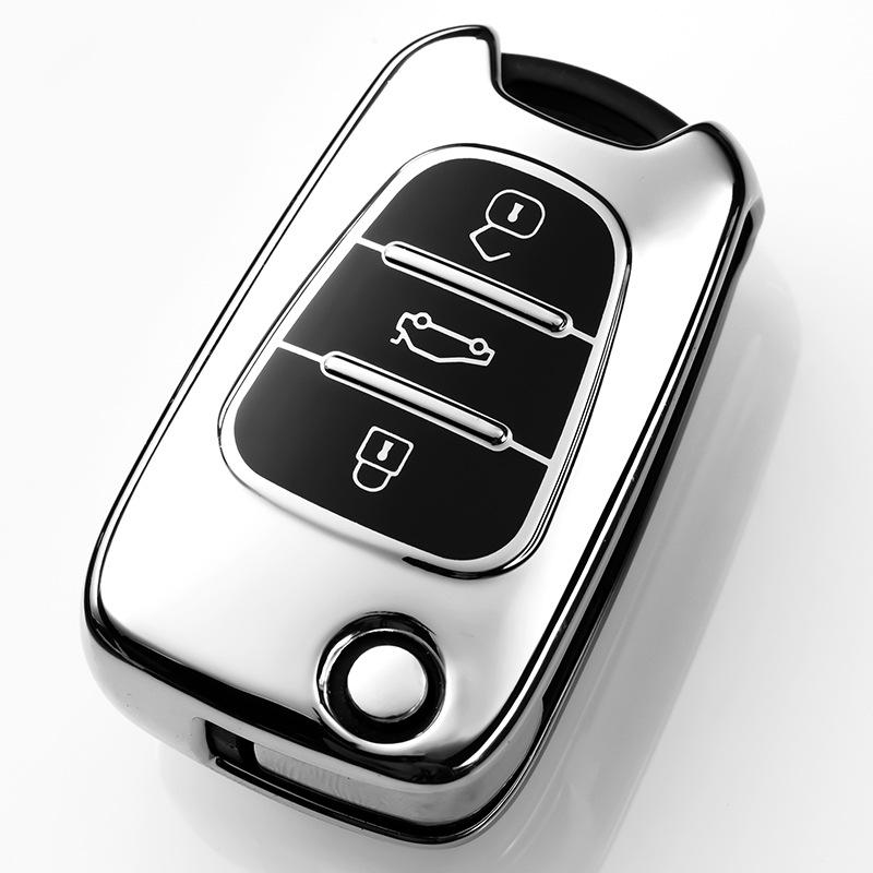 

TPU Key Cover for ix35, Elantra, Sonata, Tucson, Langdong - Modern Car Remote Protection Shell.