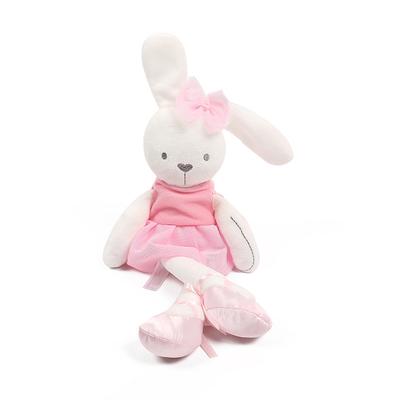 1 unidad de ropa de conejo de 42cm con vestido, juguete de peluche, muñecos de animales suaves, conejo de Ballet para bebés, regalo de cumpleaños para niños