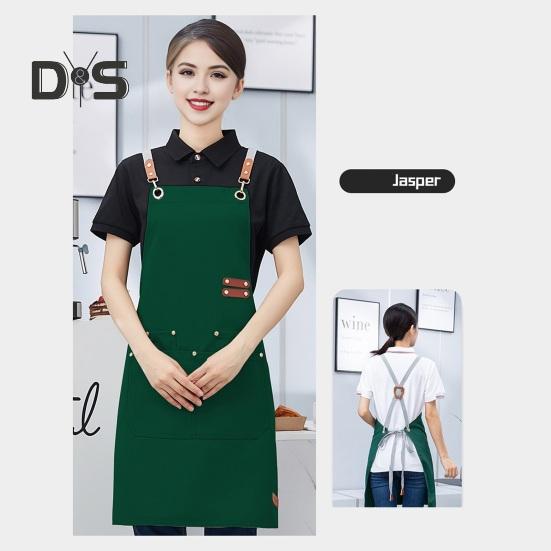 Waterproof Kitchen Apron with Pockets for Men Women Cleaning Pinafore Waist Tie Shop Work Uniform BBQ Gift