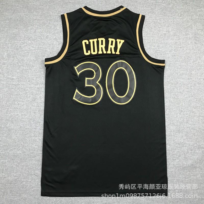 Custom Embroidered Basketball Jersey Warriors 30 Curry 11 Thompson 22 Wiggins Unisex Sportswear Court Practice Training