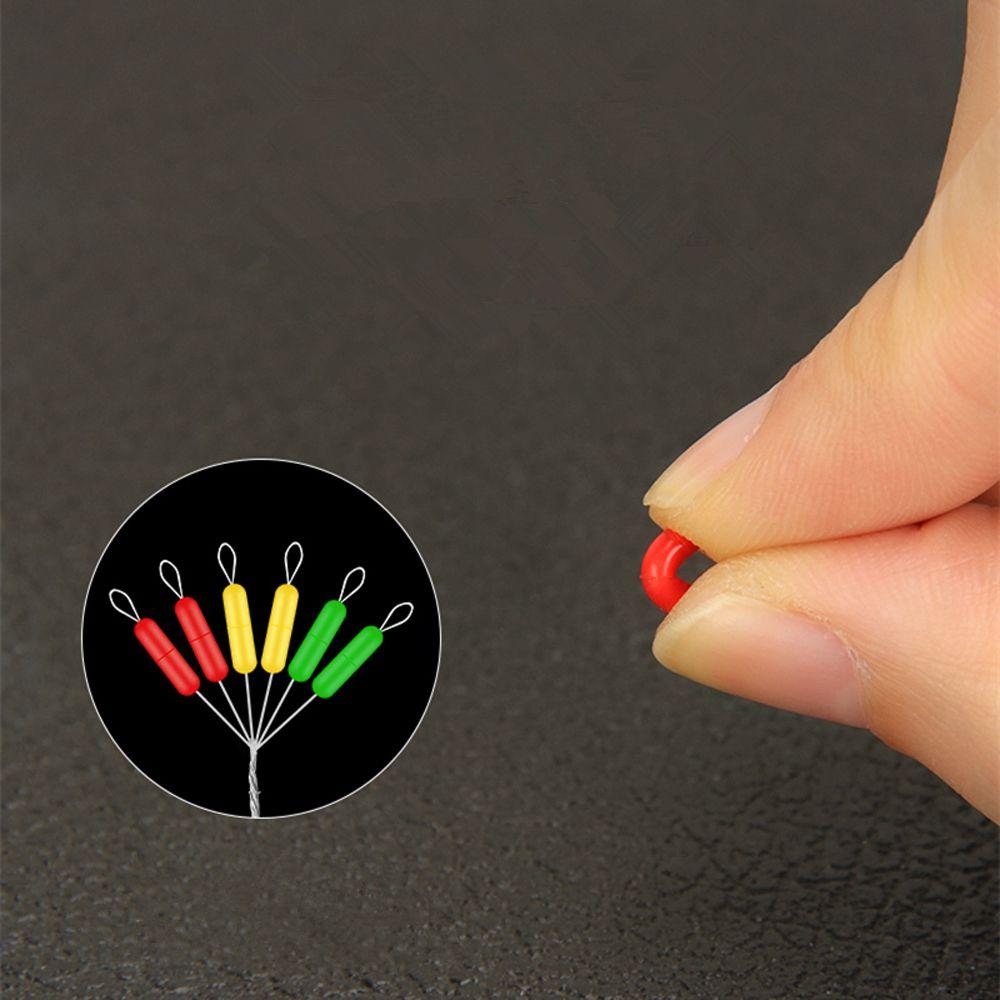 Bait Colorful Rubber Float Fishing Bobber Fishing Float Rubber Space Beans Oval Floating Stopper