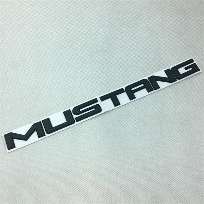 Metall Auto Karosserie Buchstabenaufkleber Heckklappenaufkleber Dekoration für Mustang Shelby GT 350 15-18 Außenzubehör