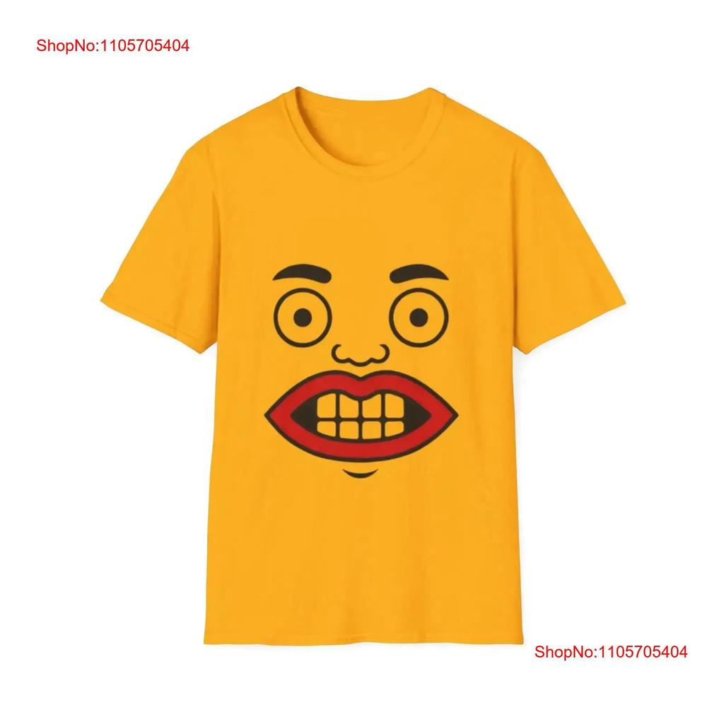 Wide Red Lips Face T Shirt Funny Cartoon Vintage Soft Fashion Versatile Homme Stylish Breathable