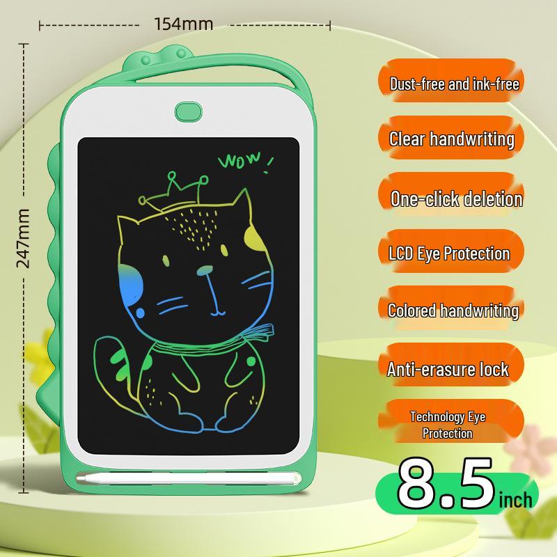 8.5" Dinosaur LCD Drawing Tablet for Kids - Electronic Handwriting & Graffiti Board
