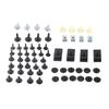 50pcs Engine Under Cover Retainer Clips Underbody Mudguard Door Bumper Panel Fastener Screw for