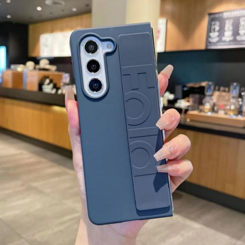 

Ультратонкий матовый силиконовый чехол-ремешок для Samsung Z Fold 6 ZFold5 zFold4 Fold3 5G складной роскошный ударопрочный жесткий задний чехол For Samsung Z Fold 3