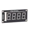 4Pcs LED Segment Digital Display Module 4 Bits 7 Segments PCB Clock Module 0.56 Inch MRA172A Red