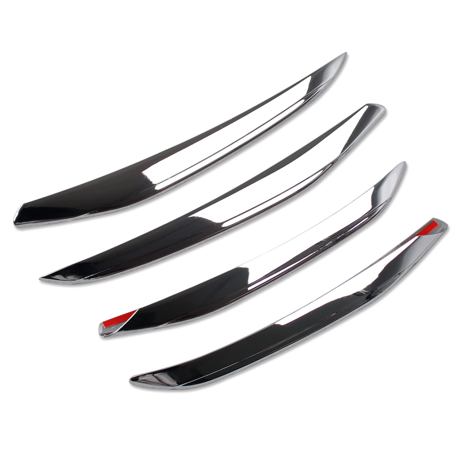 

RUIQ Chrome Front Fog Lamp Garnish Bezel Cover for New W206 and Custom Design Mercedes-Benz C-Class (2021 later) - (Bezel A)