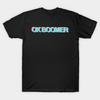 Herren Schwarzes Print-T-Shirt Ok, Boomer No-Cut Transferpapier Druck Baumwoll-T-Shirt