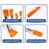 10pcs Paint Brushes Set 10 Sizes Brush Tip Art Brush Set  Painting Kits Acrylic Paint Brushes for Watercolor Oil Rock Face Paint