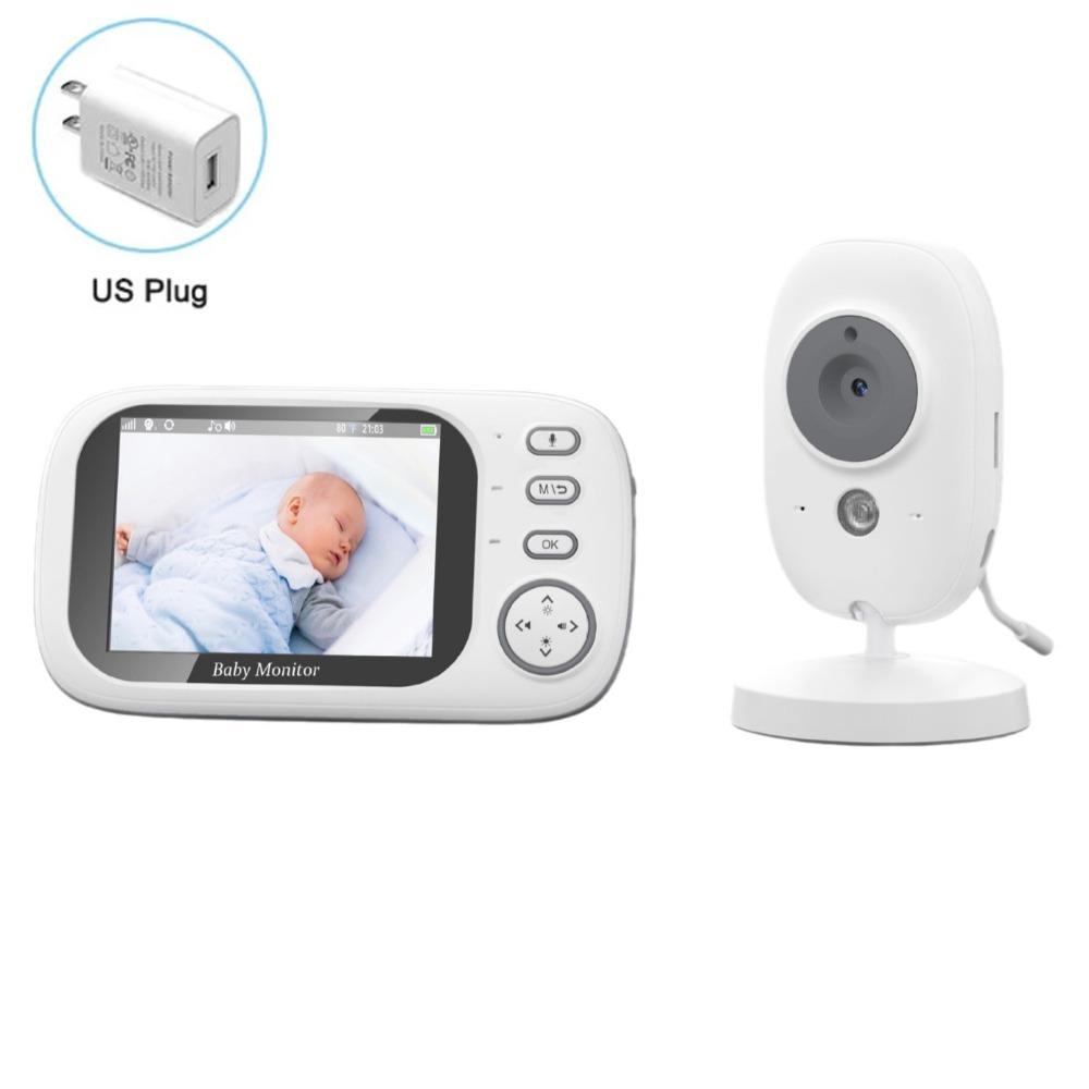 2 Way Audio ABM600 Baby Monitor Wireless 3.5-inch Baby Monitor  Baby Care US Plug