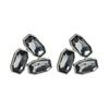 Safe Nontoxic Geometric Symmetrical Ear Studs in Zinc Alloy Ensuring All Day Comfort Without Irritation for Various Uses