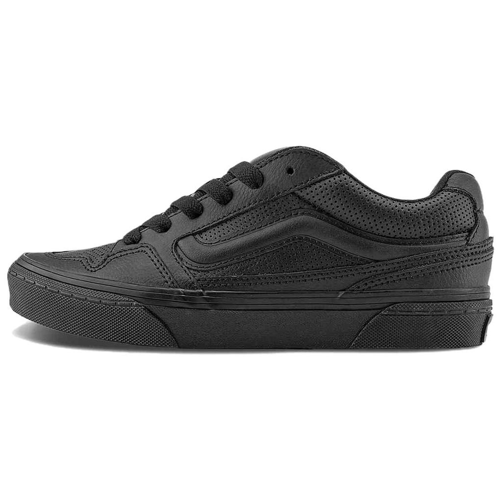 Vans Caldrone Comfortable Versatile Low-Top Skate Shoes Women sneaker Black VN0007P9BLK