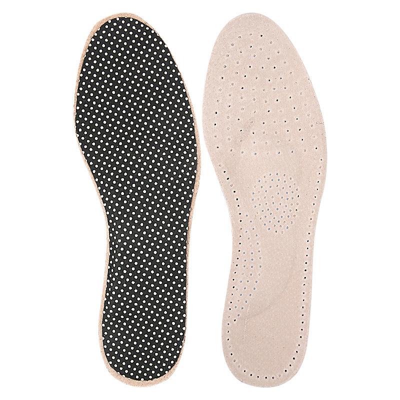 Pigskin Leather Insole Thickened Latex Soft Shock-absorbing Arch Full Pad High Heels Work Shoes Anti-slip and Anti-wear Full Pad