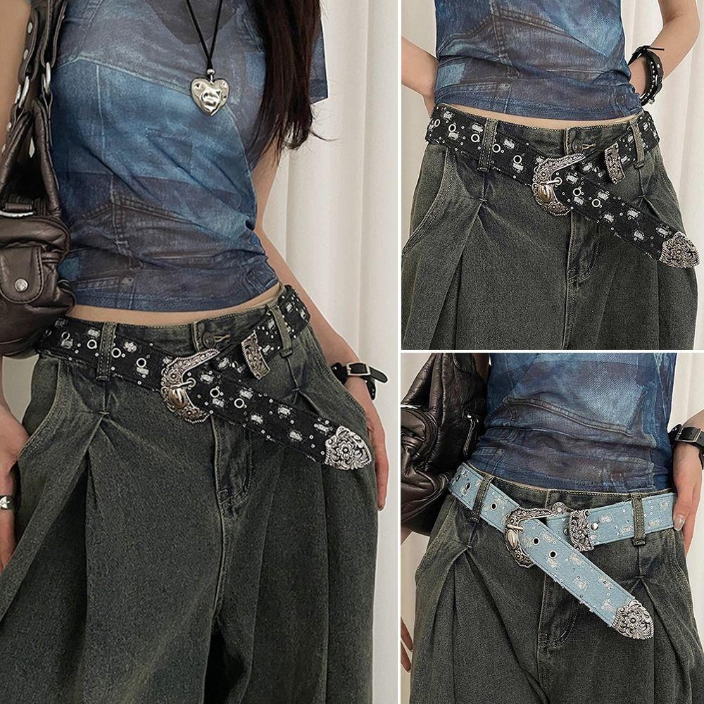 Y2K Punk Belt Personalized Waist Chain Jeans Pants Decor Waistband